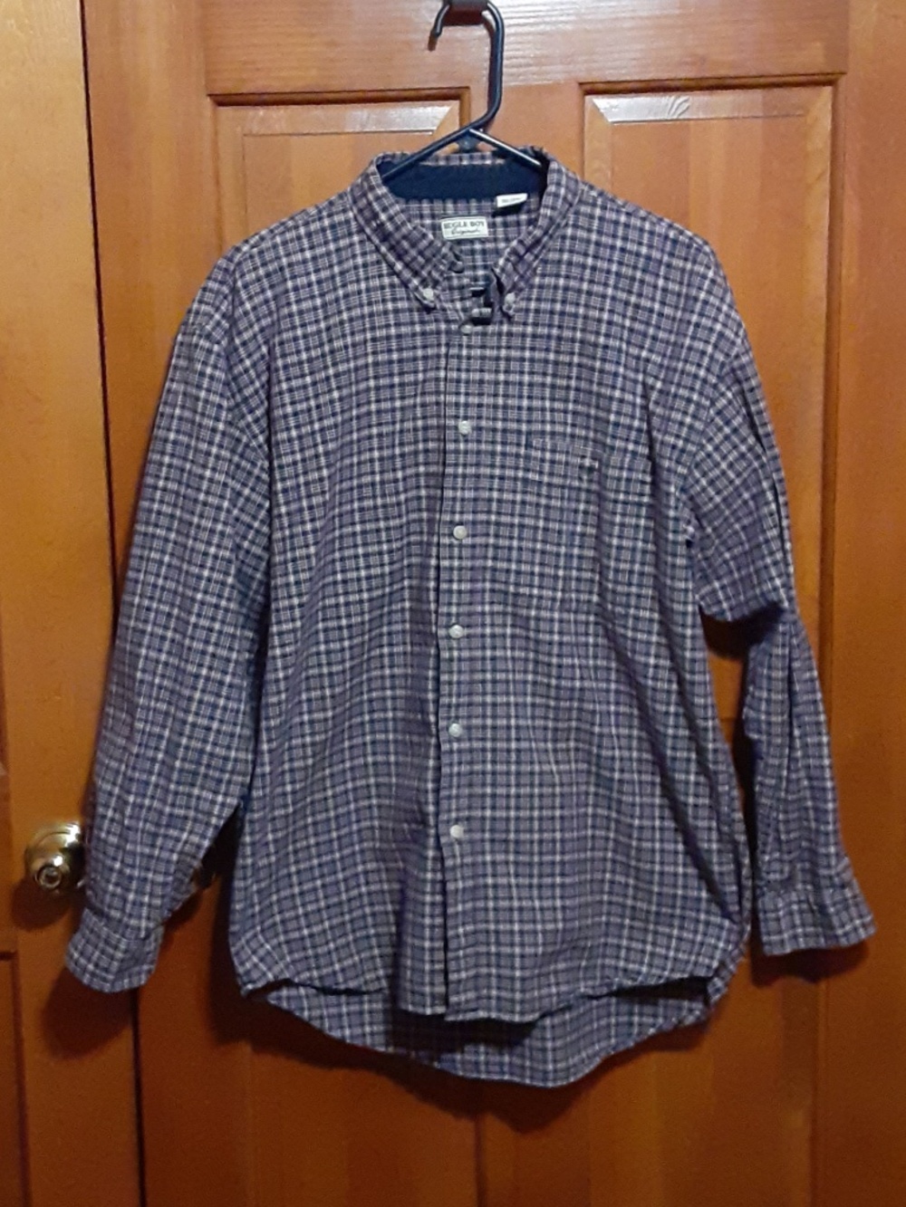 Bugle Boy Plaid Button Down Shirt